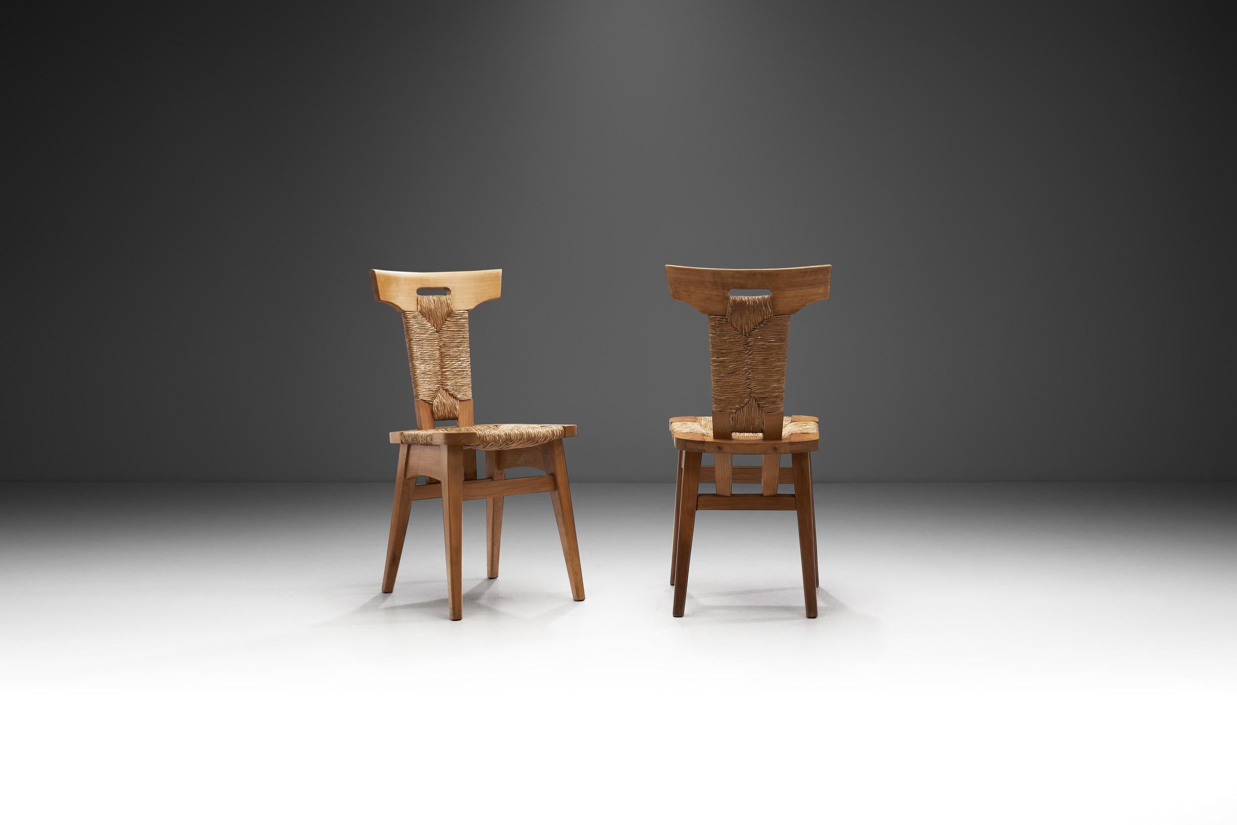 Dutch Arts & Crafts Chairs by W. Kuyper, The Netherlands 1920s In Good Condition For Sale In Utrecht, NL