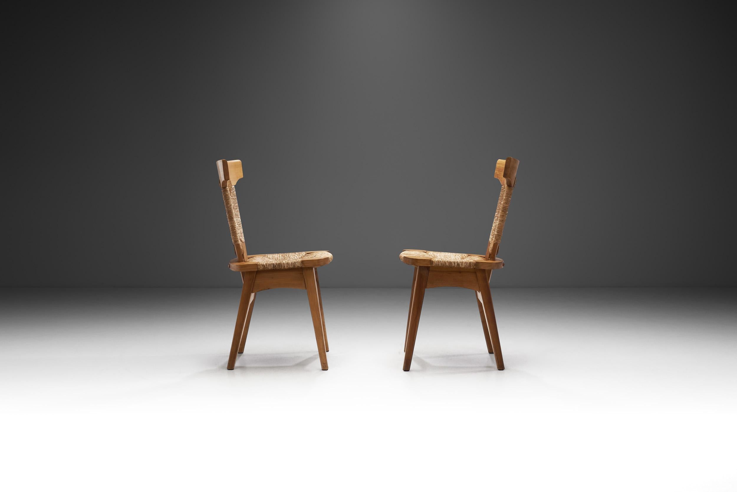 Early 20th Century Dutch Arts & Crafts Chairs by W. Kuyper, The Netherlands 1920s For Sale