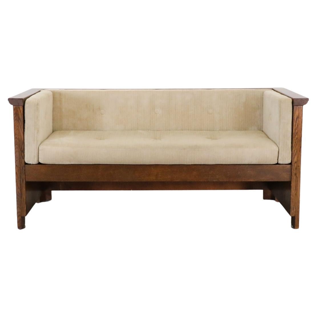 Divano Hall Loveseat in Oak Oak & Crafts, cuscini originali in vendita