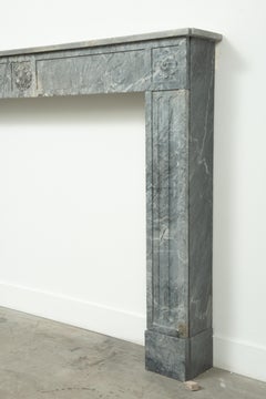 Dutch Bardiglio Louis XVI Fireplace