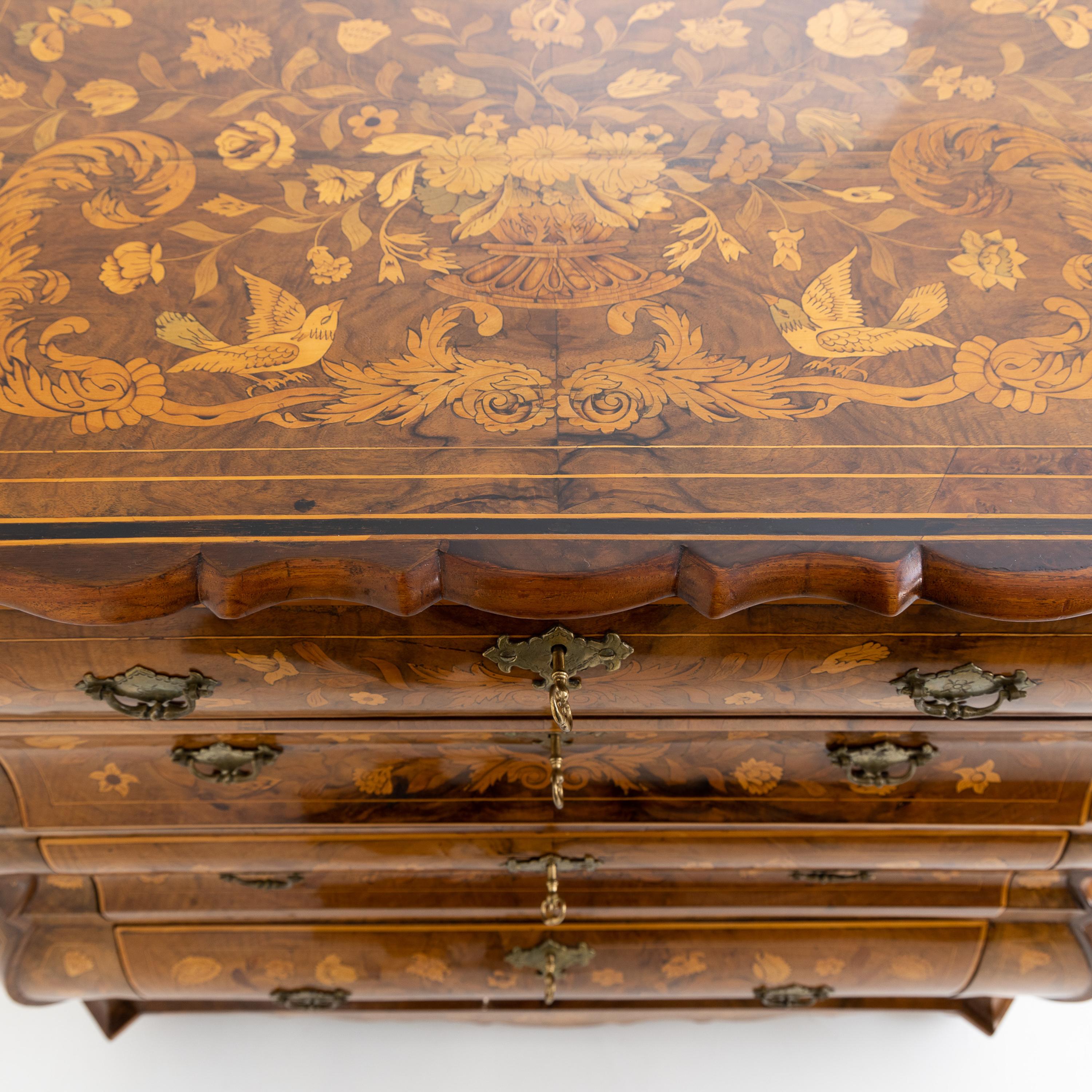 Dutch Baroque Chest of Drawers, 18th Century 5