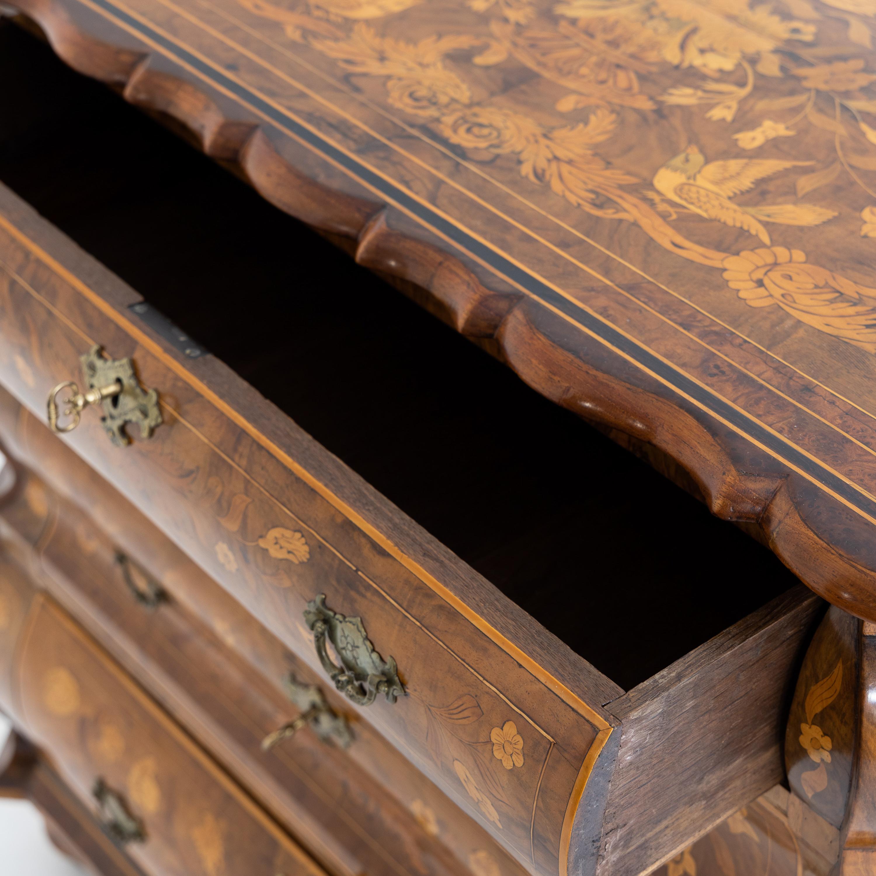 Dutch Baroque Chest of Drawers, 18th Century 8