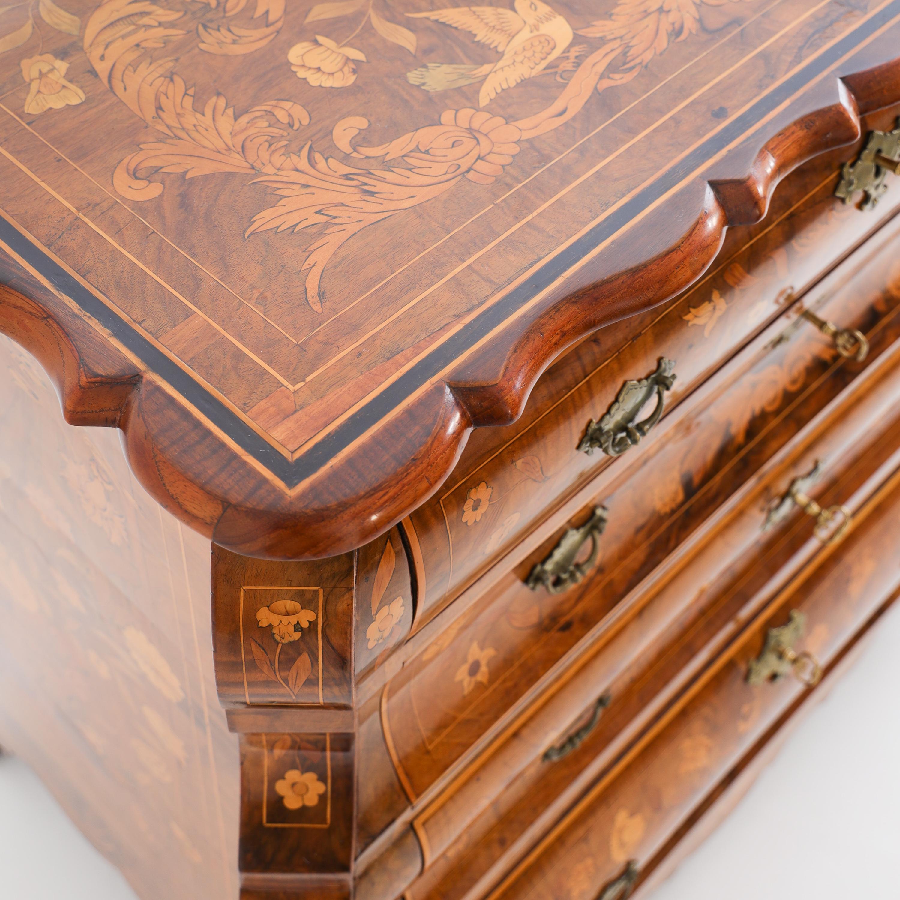 Dutch Baroque Chest of Drawers, 18th Century 4