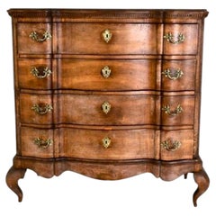 Dutch Baroque Chest on Stand, 18th Century, Four Drawers