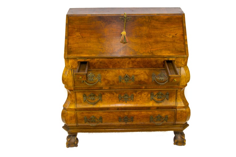 Dutch Baroque Drop Front Secretary At 1stdibs