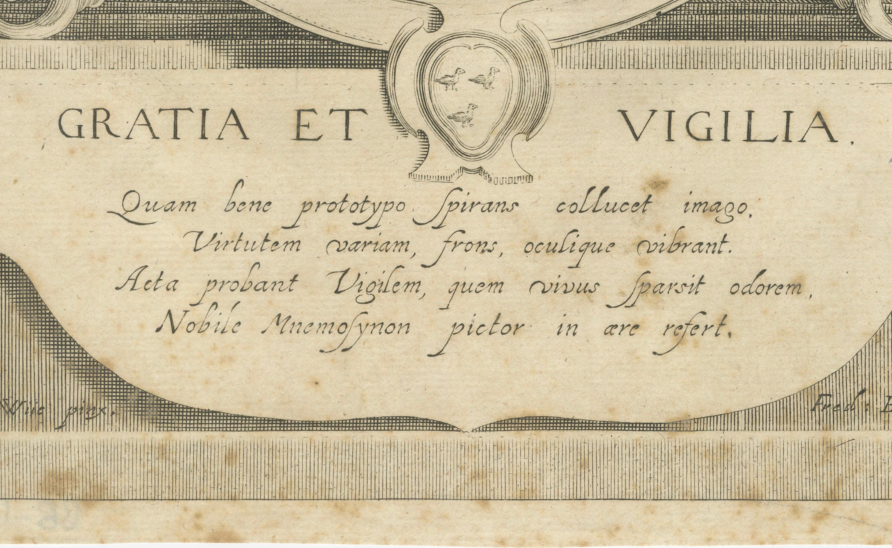 Néerlandais Portrait baroque néerlandais du théologien Johannes Wachtelaar - Utrecht, c.1653 en vente