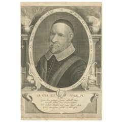 Portrait baroque néerlandais du théologien Johannes Wachtelaar - Utrecht, c.1653