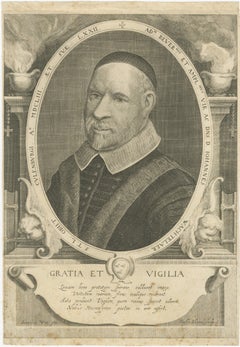 Portrait baroque néerlandais du théologien Johannes Wachtelaar - Utrecht, c.1653