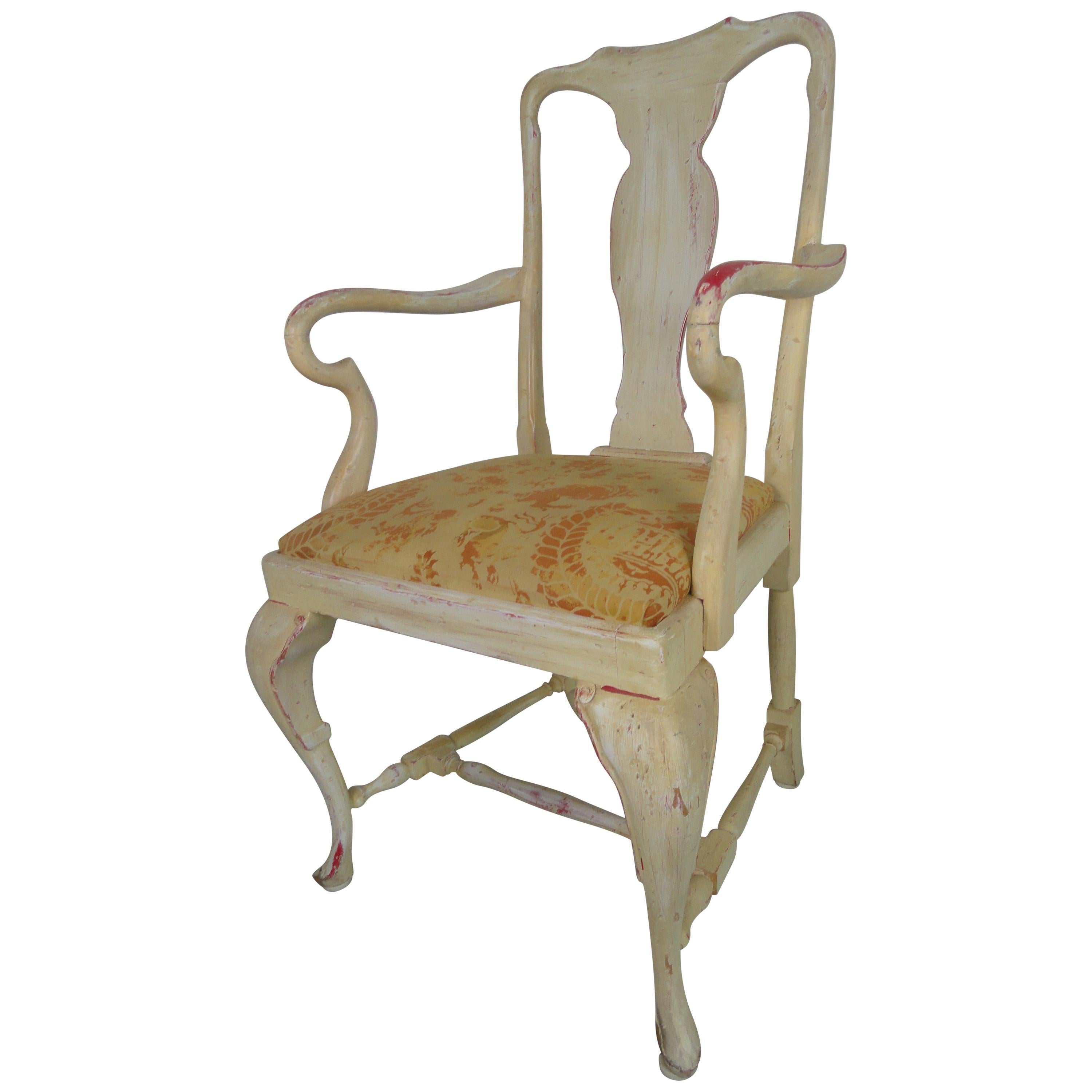 Dutch Baroque Style Chair For Sale