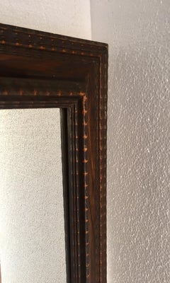 19th Century Dutch Baroque Style Lacquered Mirror