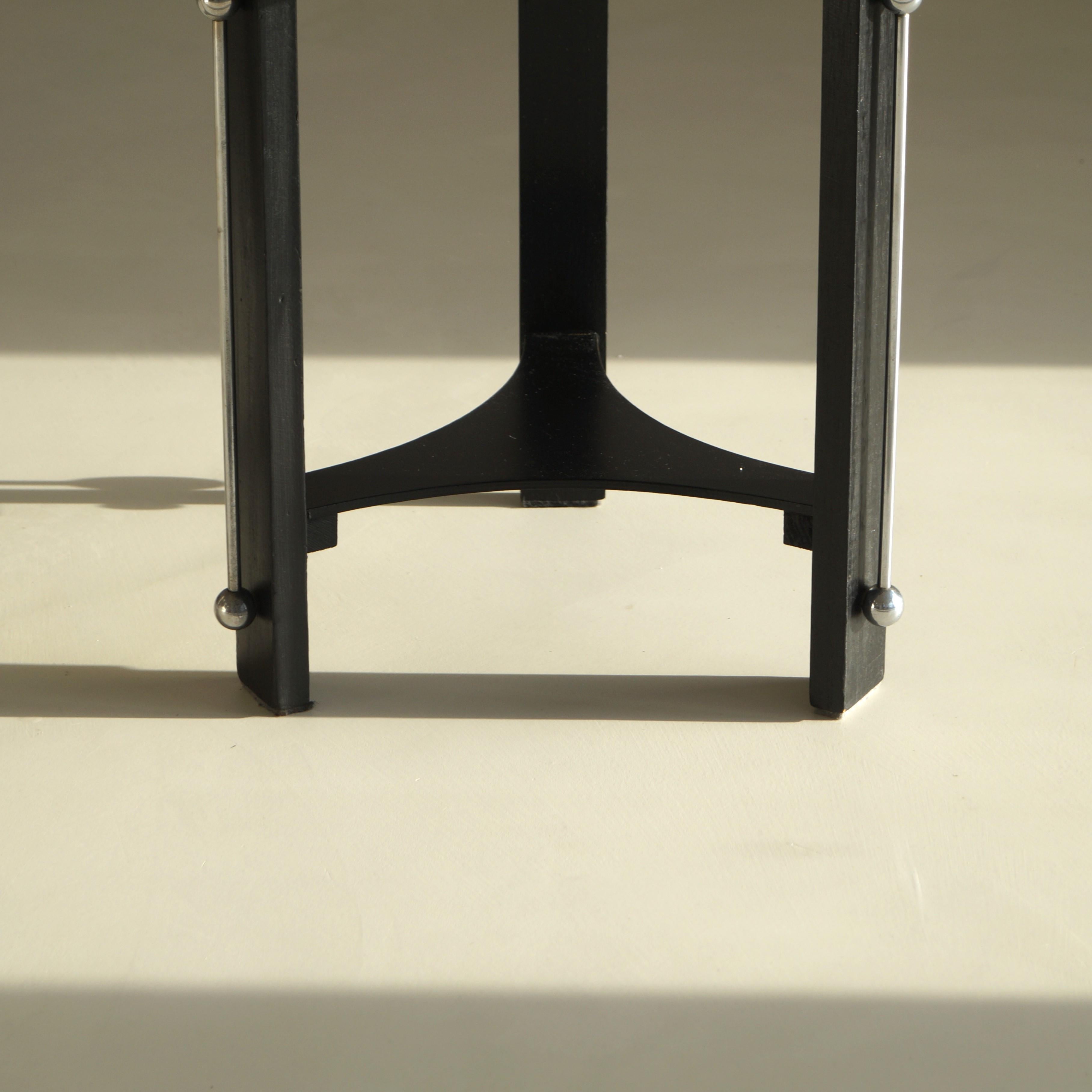 Dutch Bauhaus side table with yellow top, 1930s 8