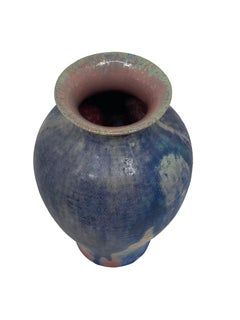 Dutch Berbas Vase by A. Le Comte for Porceleyne Fles, Delft