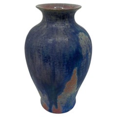Dutch Berbas Vase by A. Le Comte for Porceleyne Fles, Delft