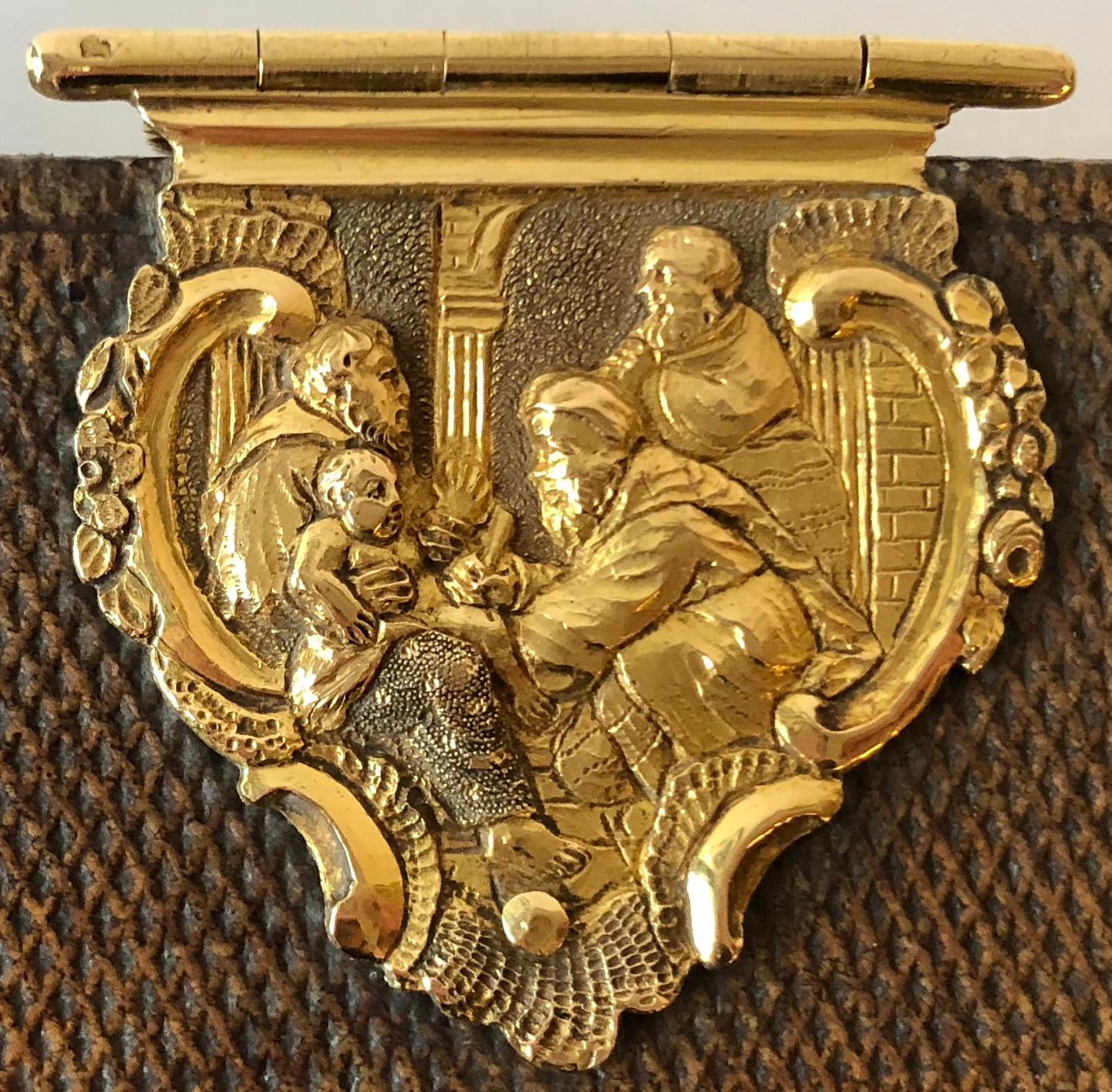 Late 18th Century Dutch Bible with Gold Bookclasps