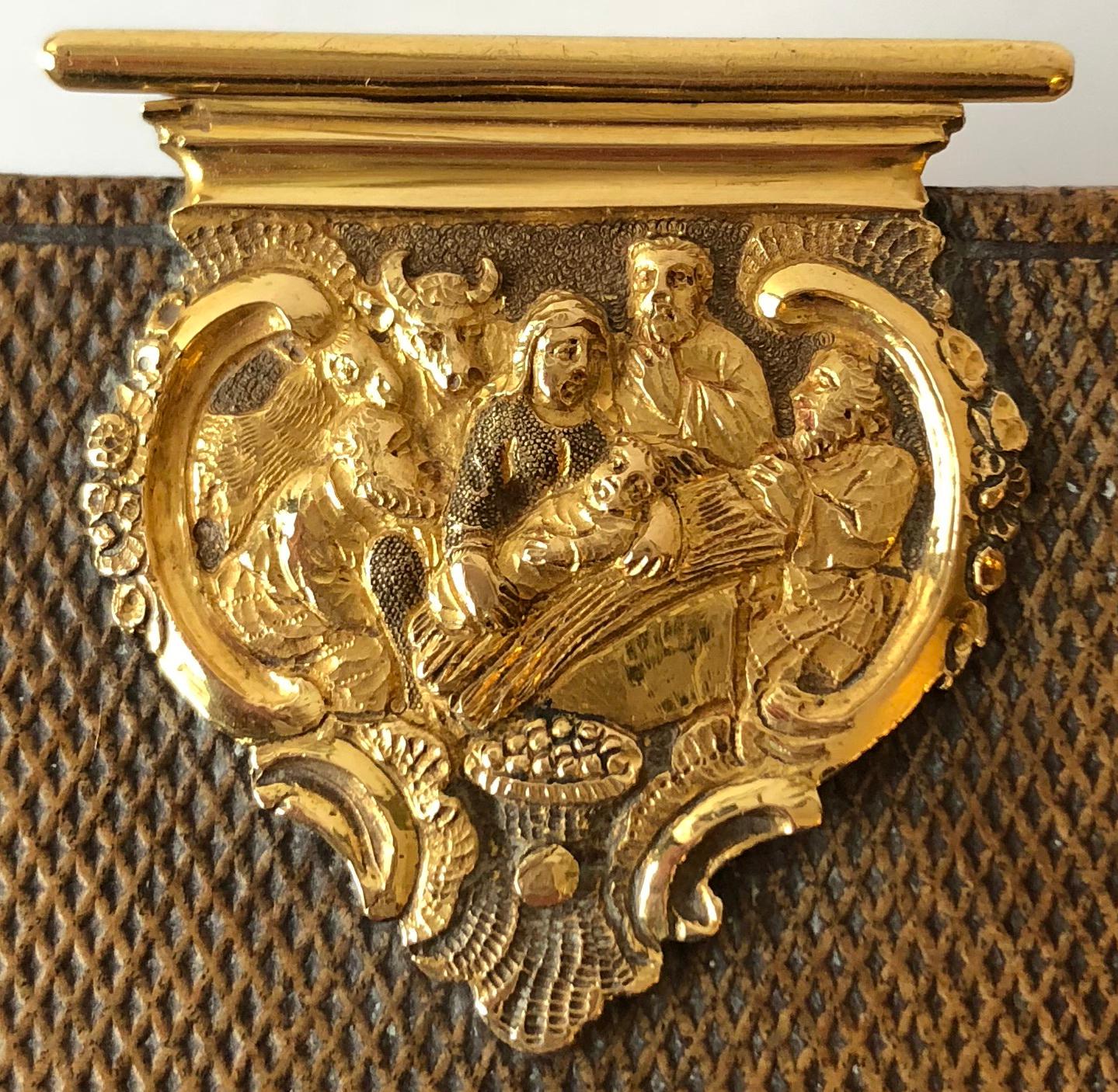 Dutch Bible with Gold Bookclasps 1