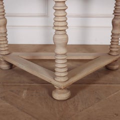 Dutch Bleached Walnut Console Table