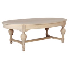 Dutch Bleached Oak Dining Table