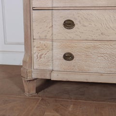 Dutch Bleached Oak Linen Cupboard
