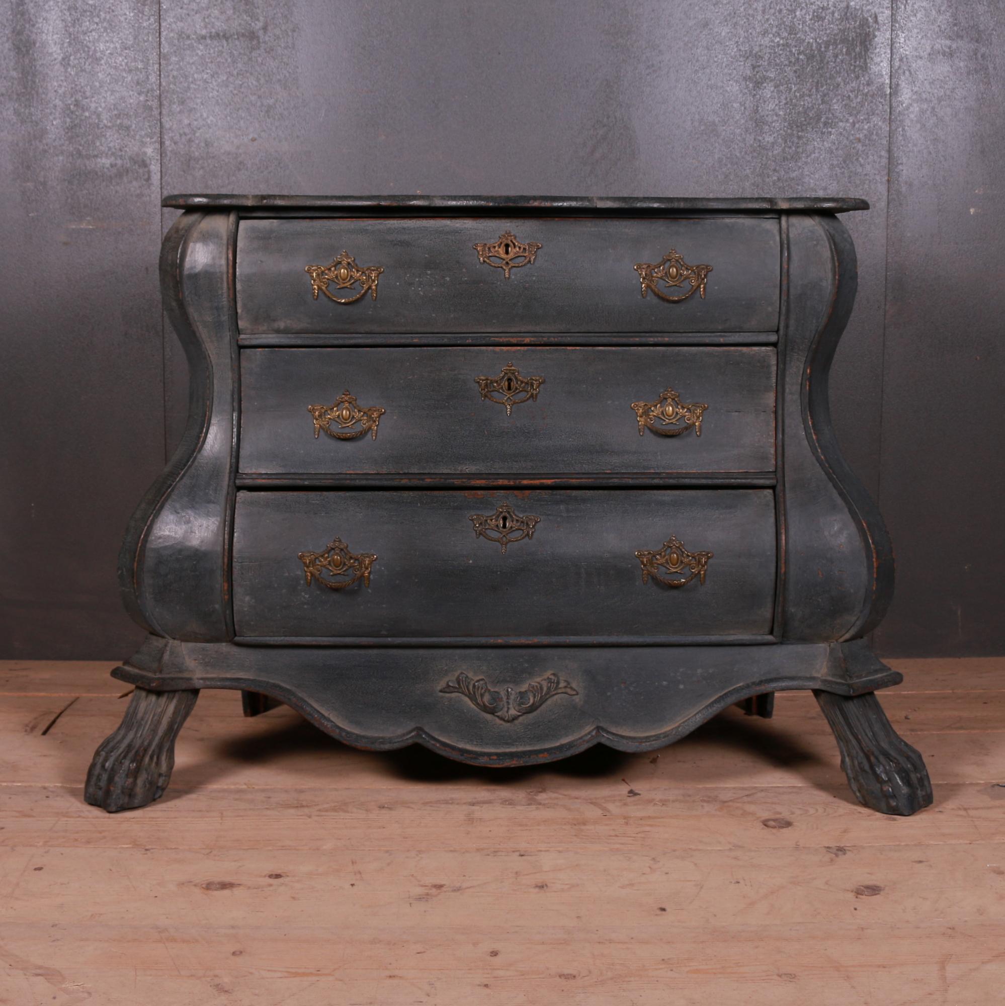 19th Century Dutch Bombe Commode For Sale