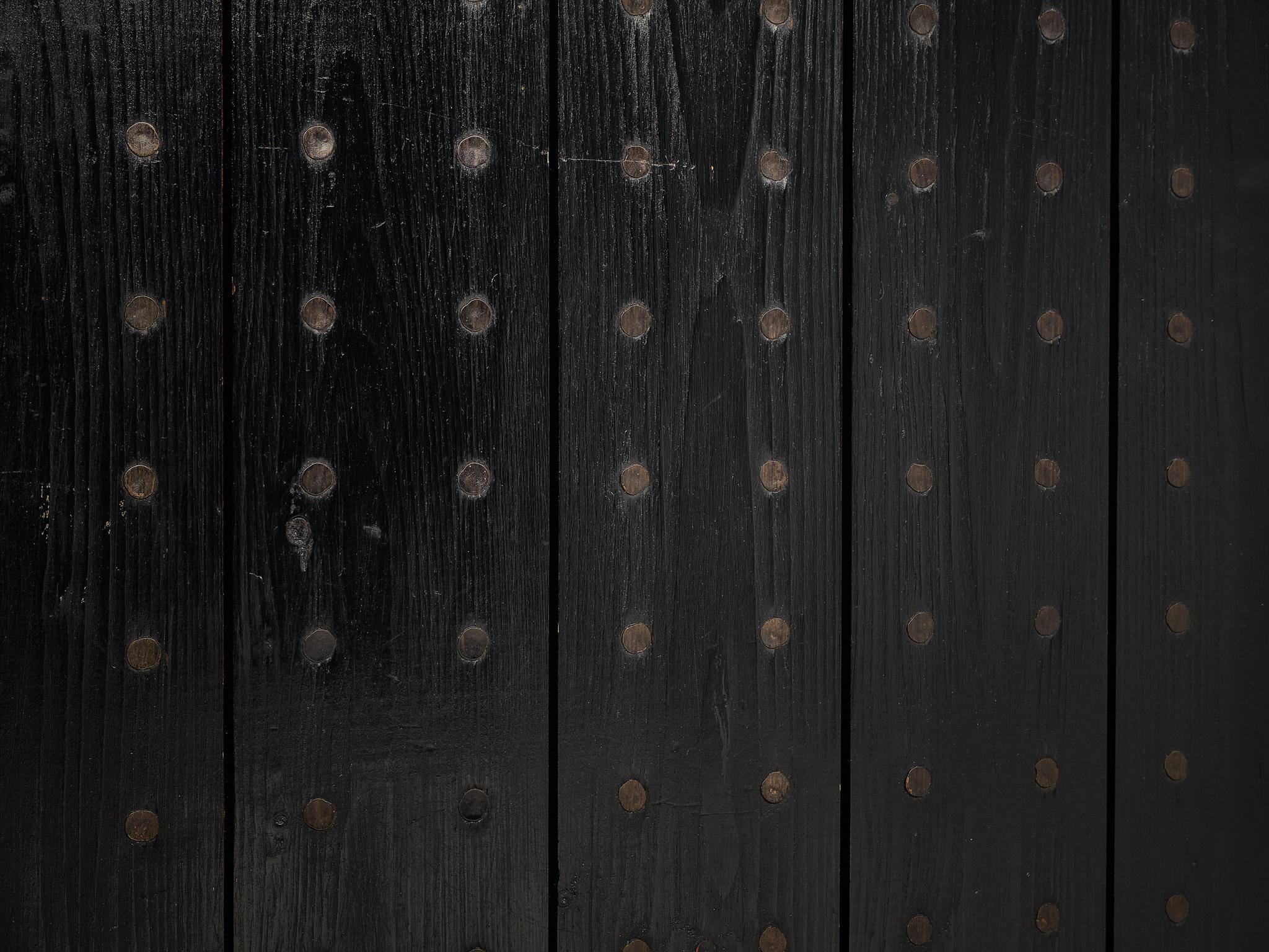 Fin du 20e siècle Armoire scolaire Dutch Bossche en pin teinté noir  en vente