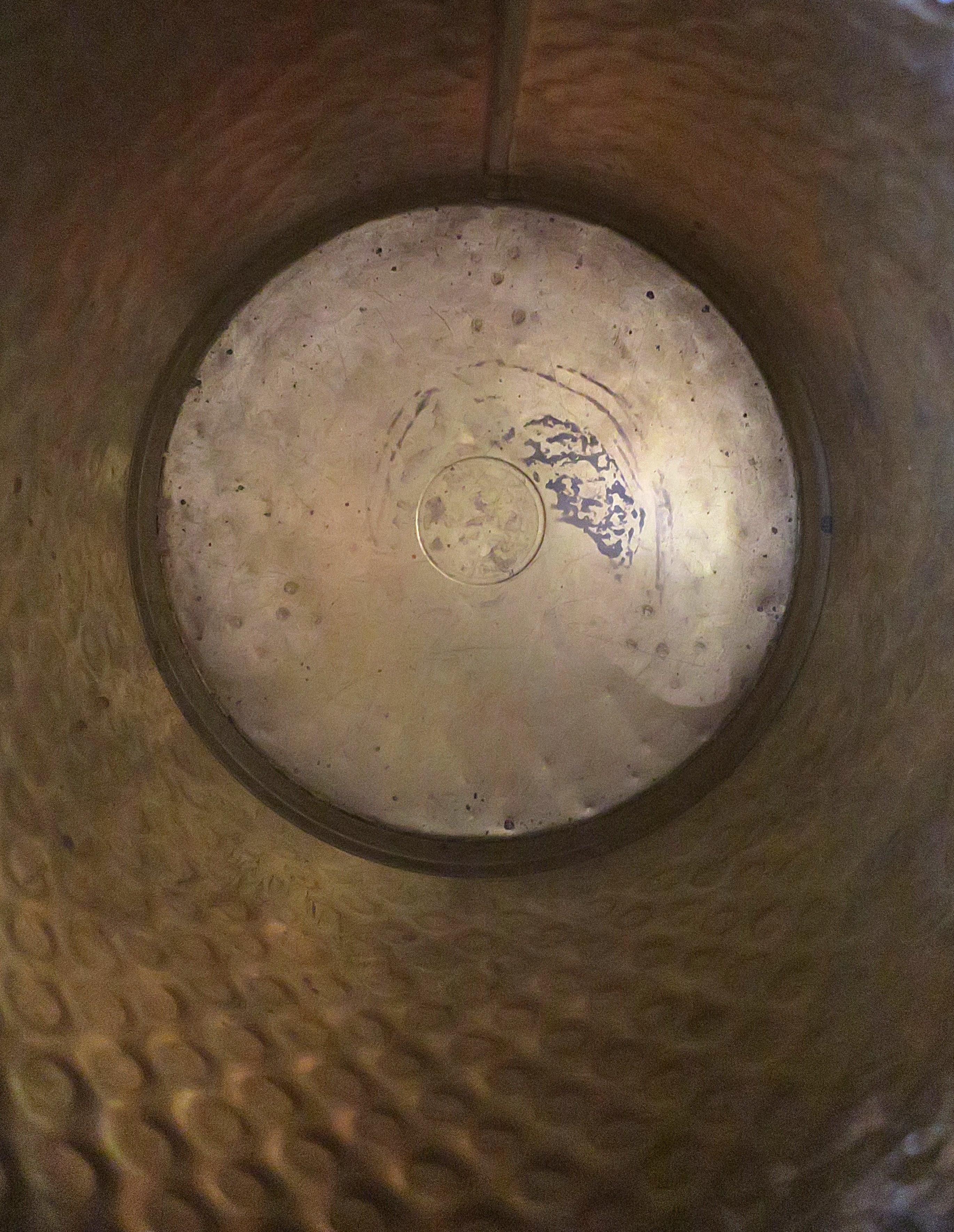 Dutch Brass Umbrella Stand with Lion Paw Feet For Sale 5