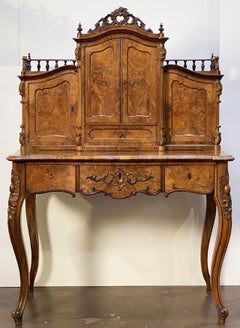 Dutch Bureau Secretary of Burr Walnut