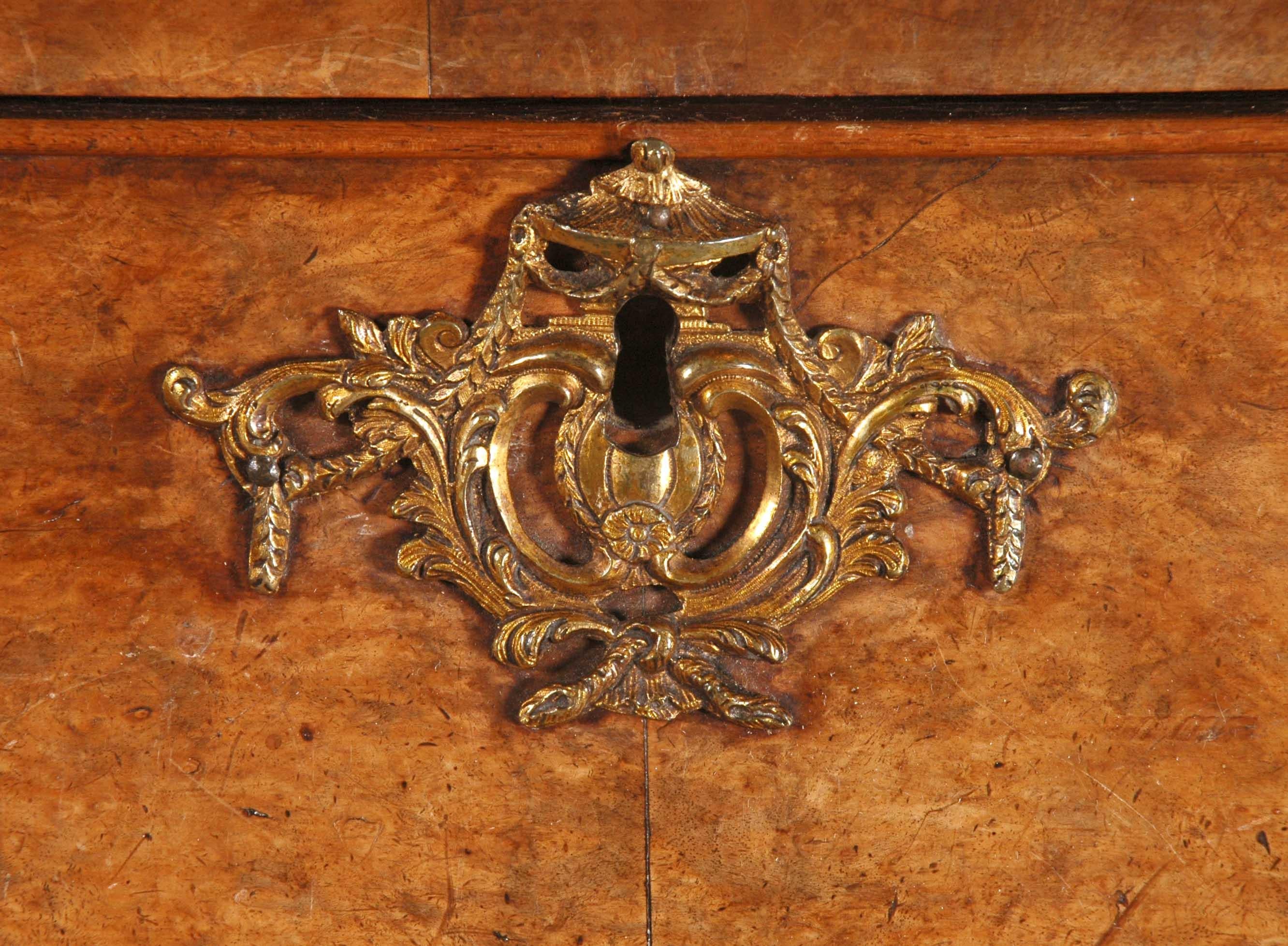 Armadio olandese in radica di noce su base a bombe - Qualità eccezionale In condizioni buone in vendita a Harrodsburg, KY