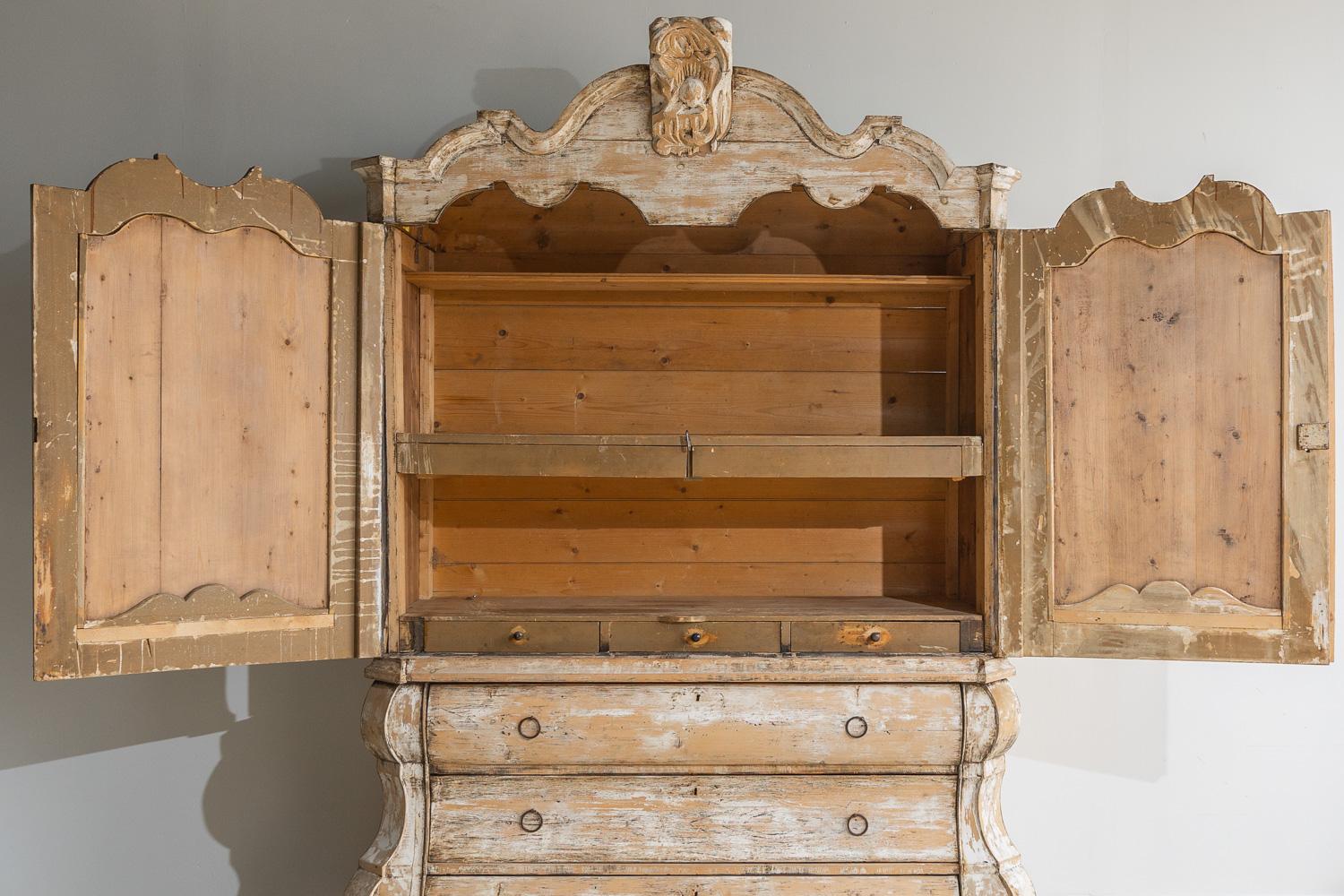 18th Century Bombay Dutch Cabinet For Sale 1