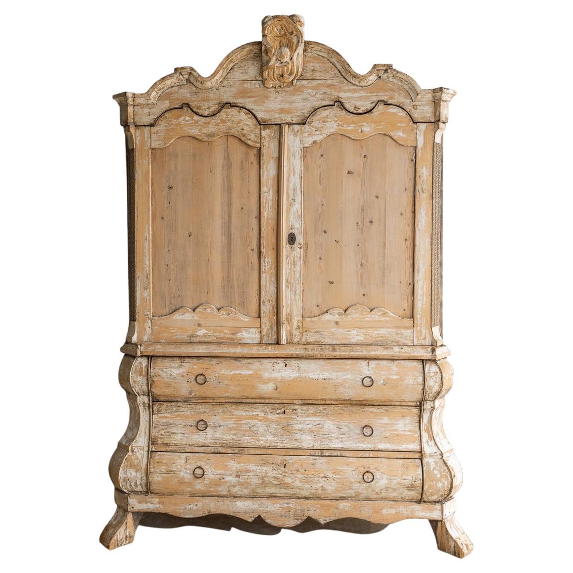 18th Century Bombay Dutch Cabinet For Sale