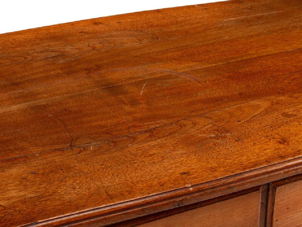 Dutch Carved Walnut Table with Two Drawers, 19th Century For Sale 2