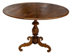 Dutch Center Table /Tripod Legs & Pedestal Round Table