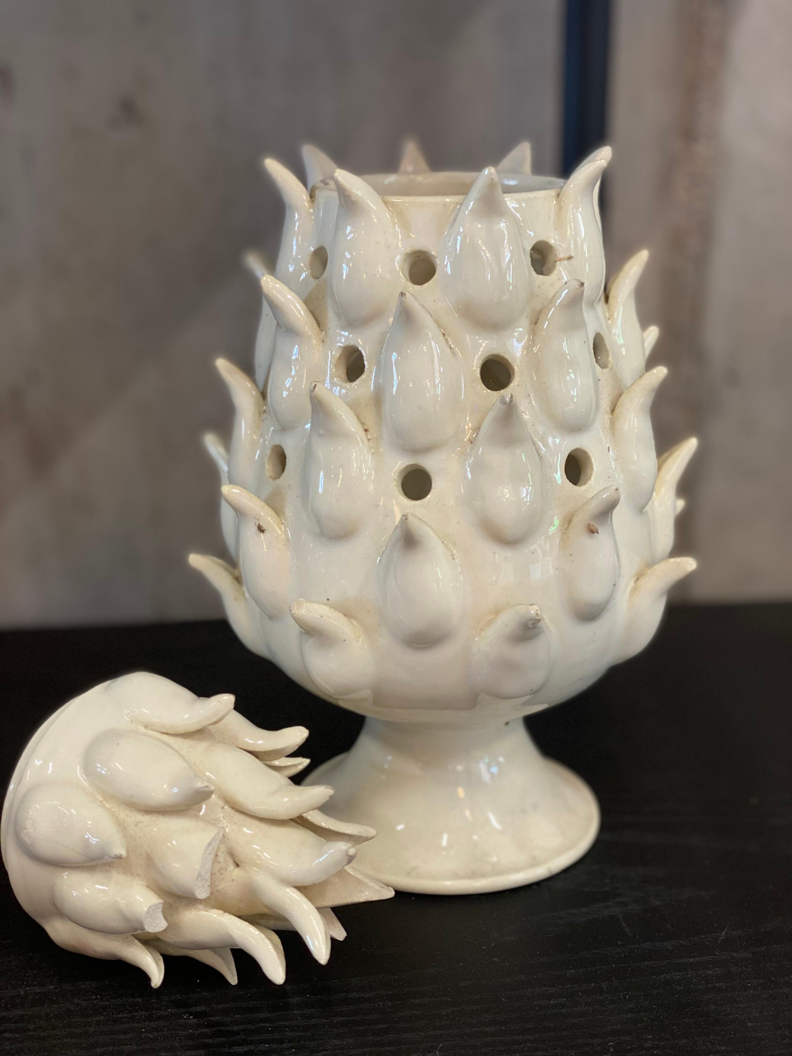 Dutch Ceramic Vase, Tulip Vase, Mid 19th Century 5