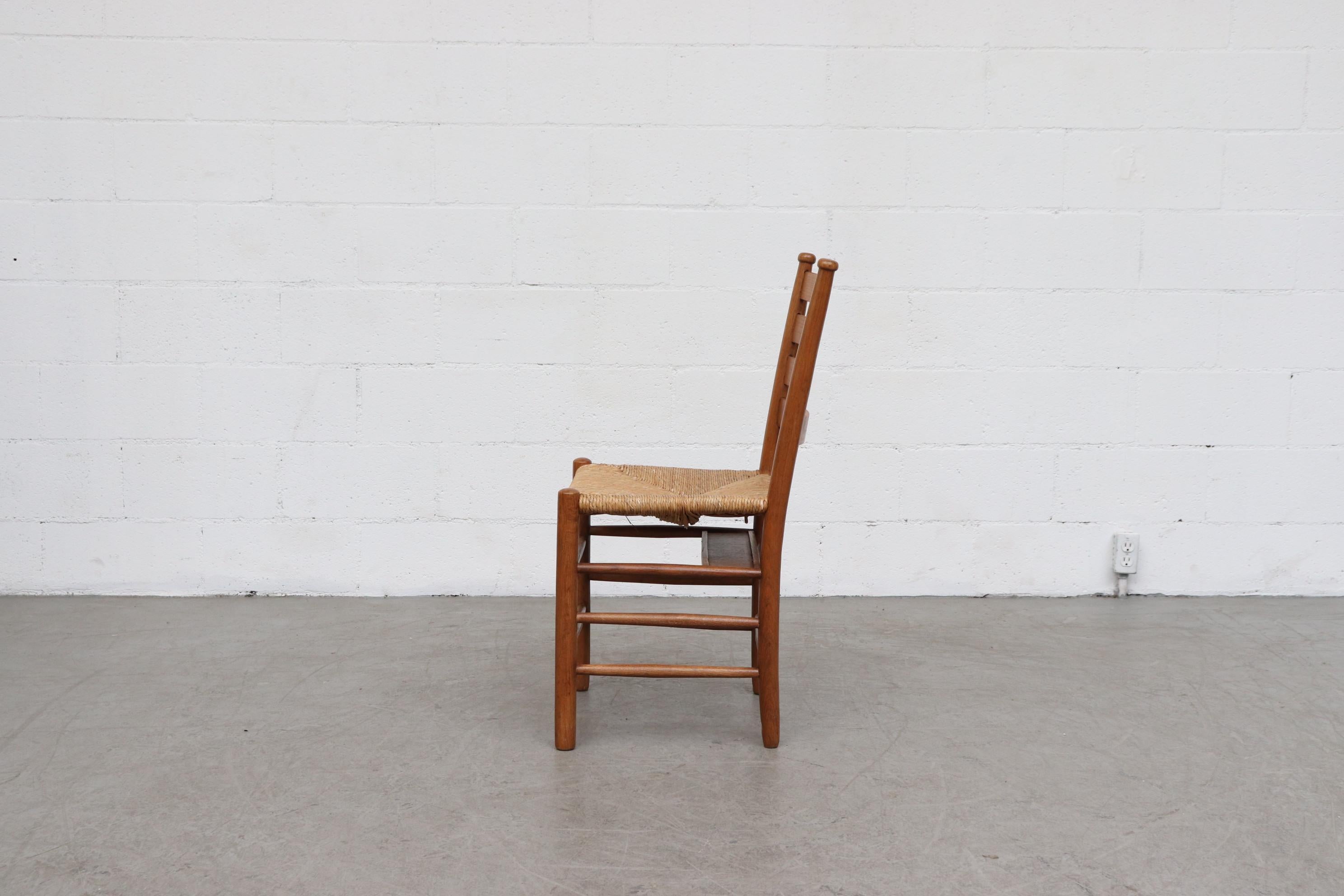 oak dining table and 6 chairs