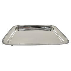 Dutch Classical Silver Rectangular Tray