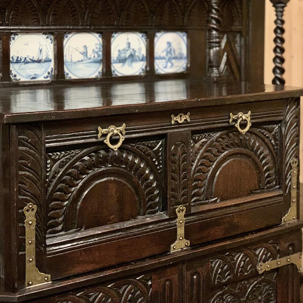 Dutch Collector's Cabinet, 18th Century Renaissance Style 8