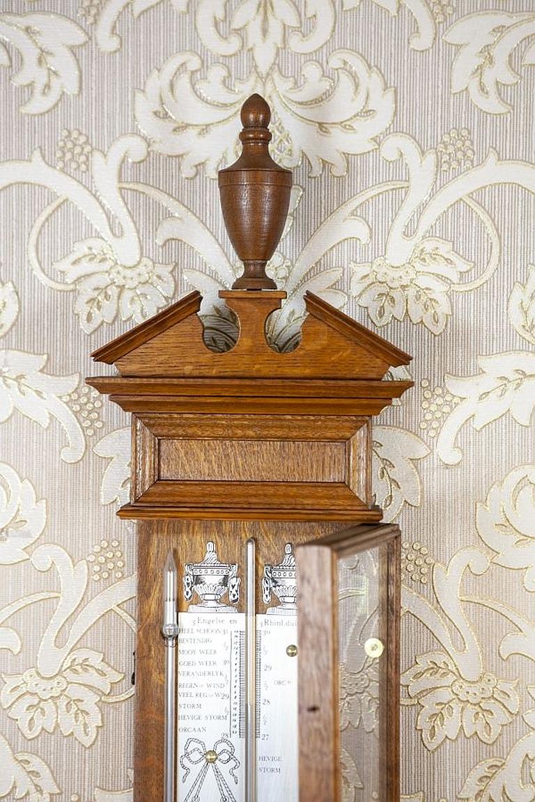 Walnut Dutch Collector's Roselli Barometer From the 19th Century