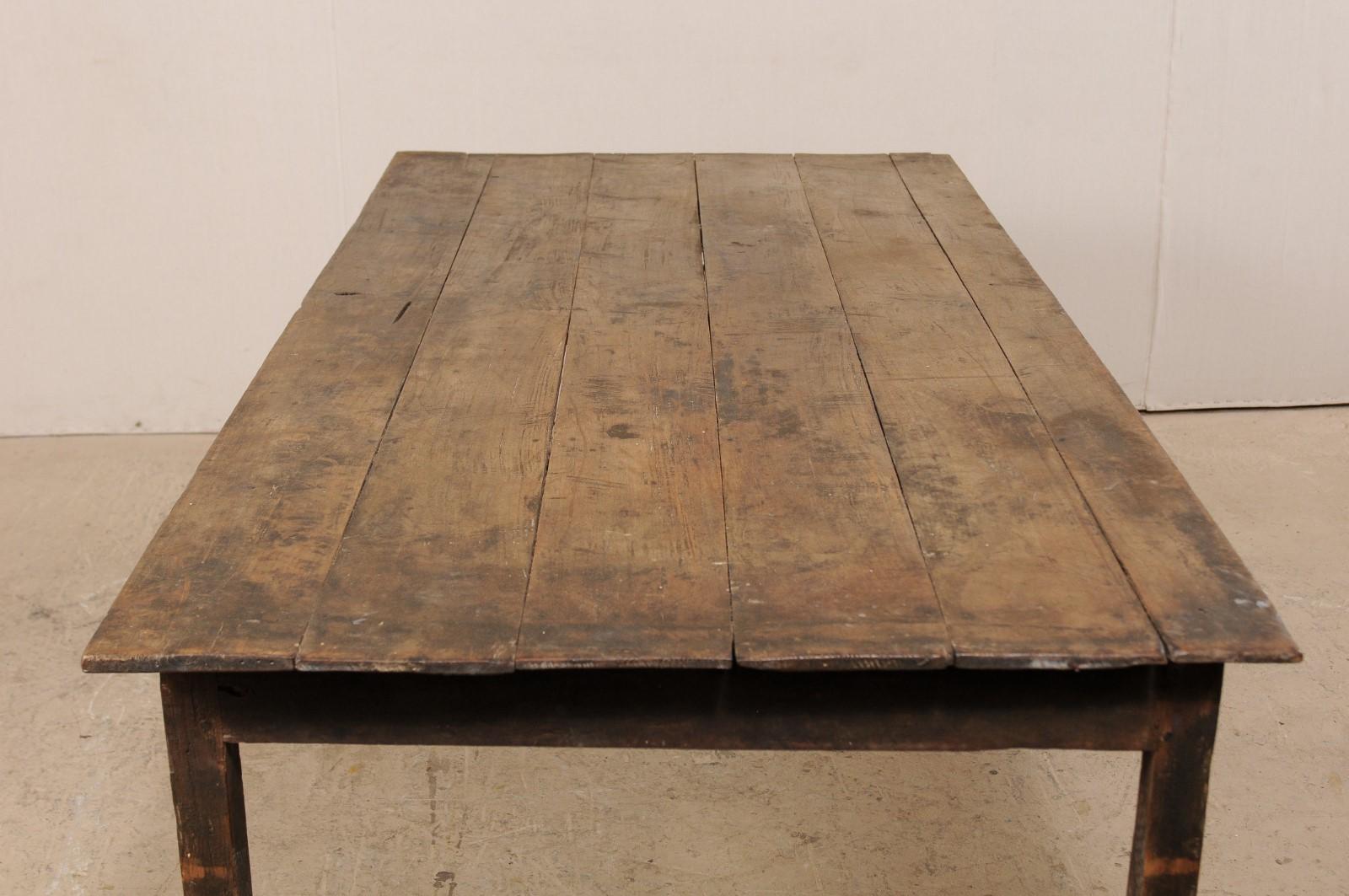 Dutch Colonial 19th Century Teak Wood Breakfast Table or Desk 3