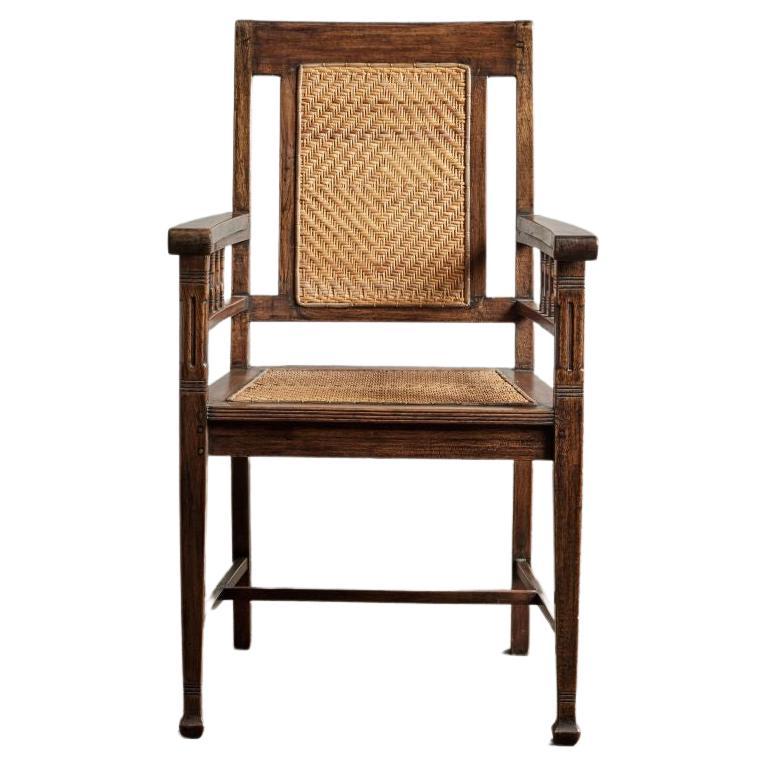 Dutch Colonial Arm Chair For Sale