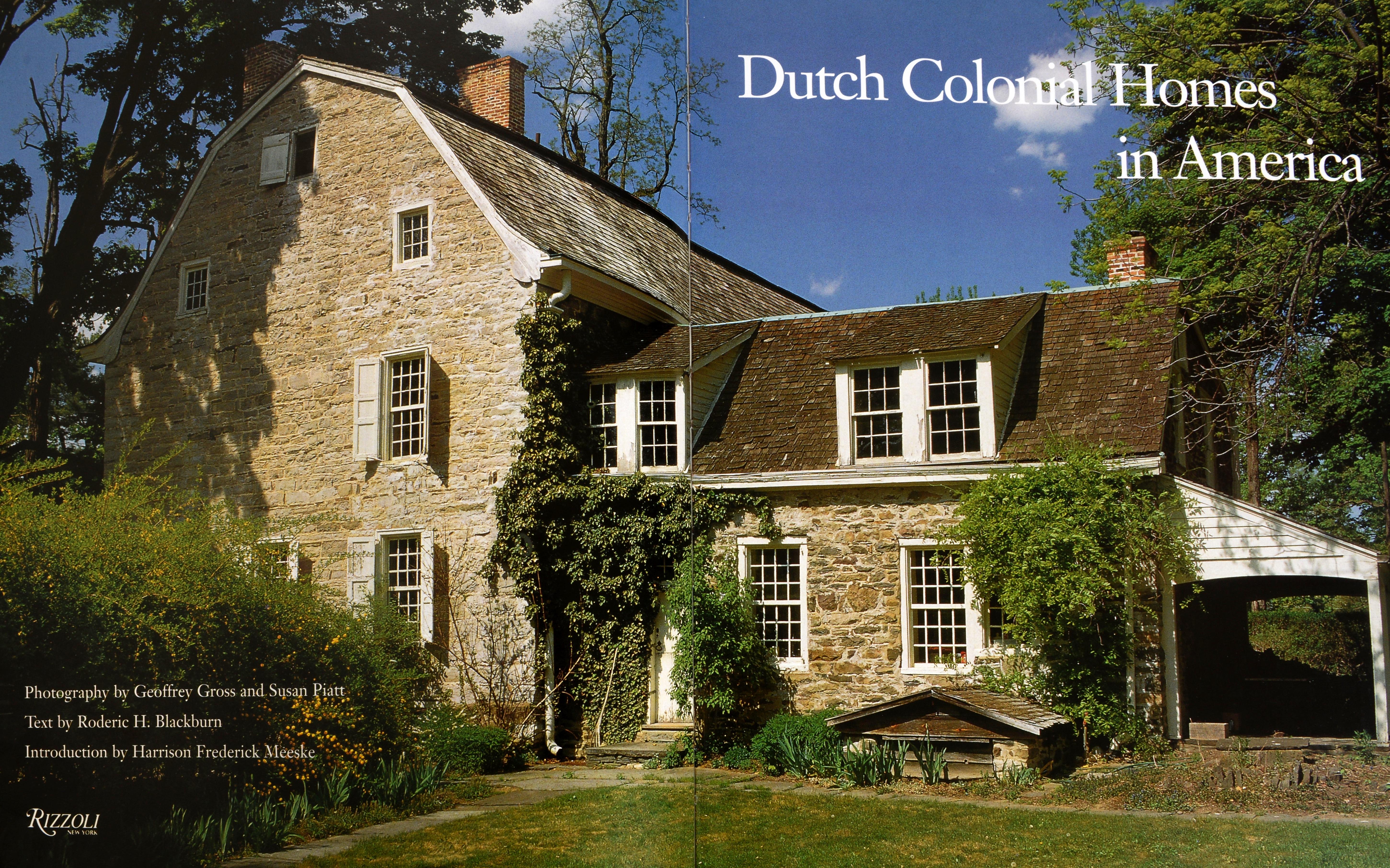 Dutch Colonial Homes in America Signed by Roderic Blackburn & Geoffrey Gross In Excellent Condition For Sale In valatie, NY