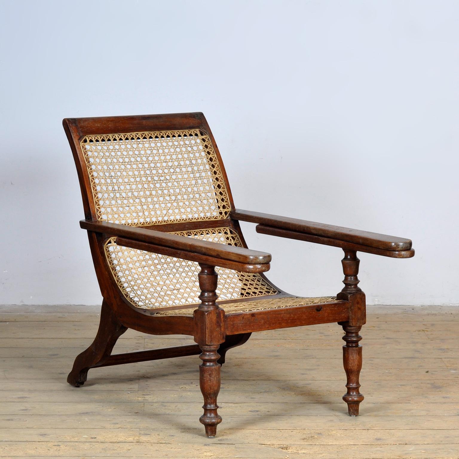 Silla de plantación indonesia colonial holandesa, hacia 1920 Colonial holandés en venta