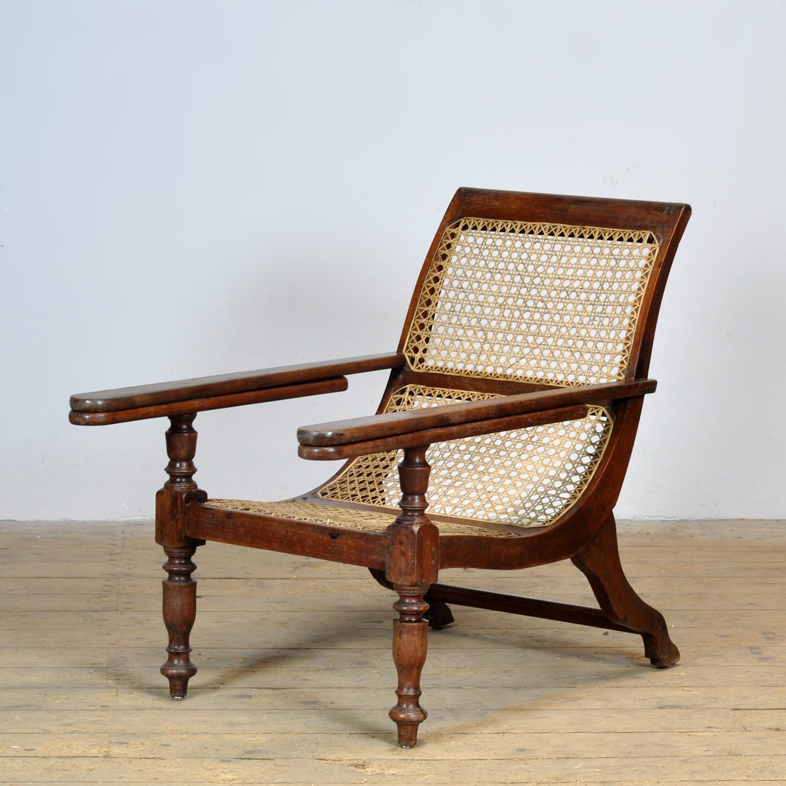 Silla de plantación indonesia colonial holandesa, hacia 1920 Indonesio en venta