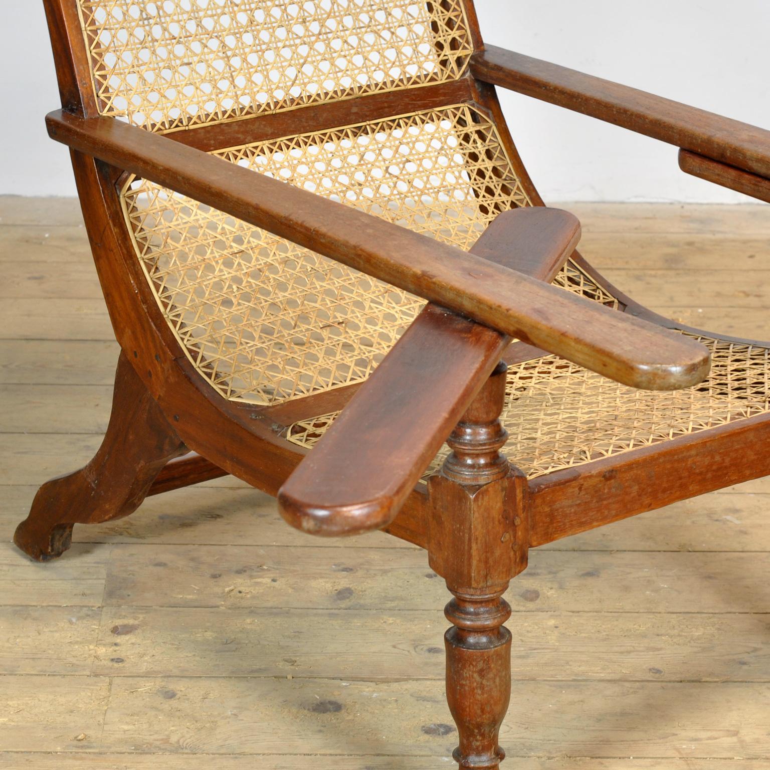 Silla de plantación indonesia colonial holandesa, hacia 1920 en venta 1