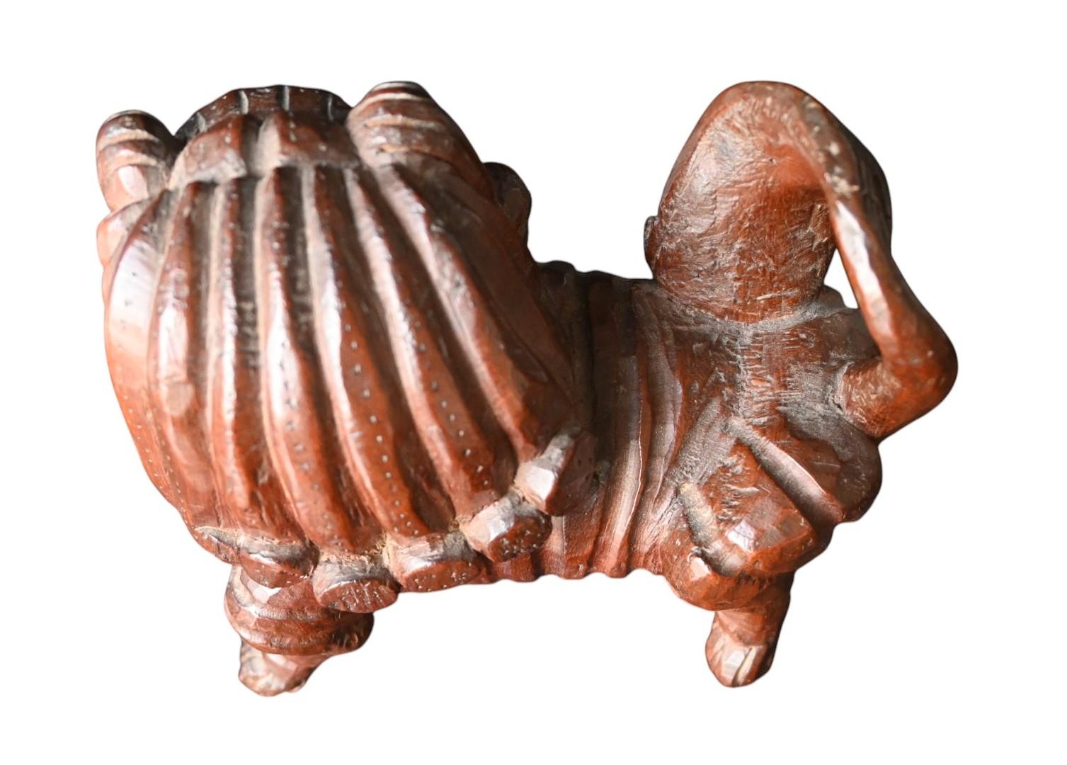 Fino al XVIII secolo Scultura di leone guardiano ceylonese del periodo coloniale olandese - 18° secolo in vendita