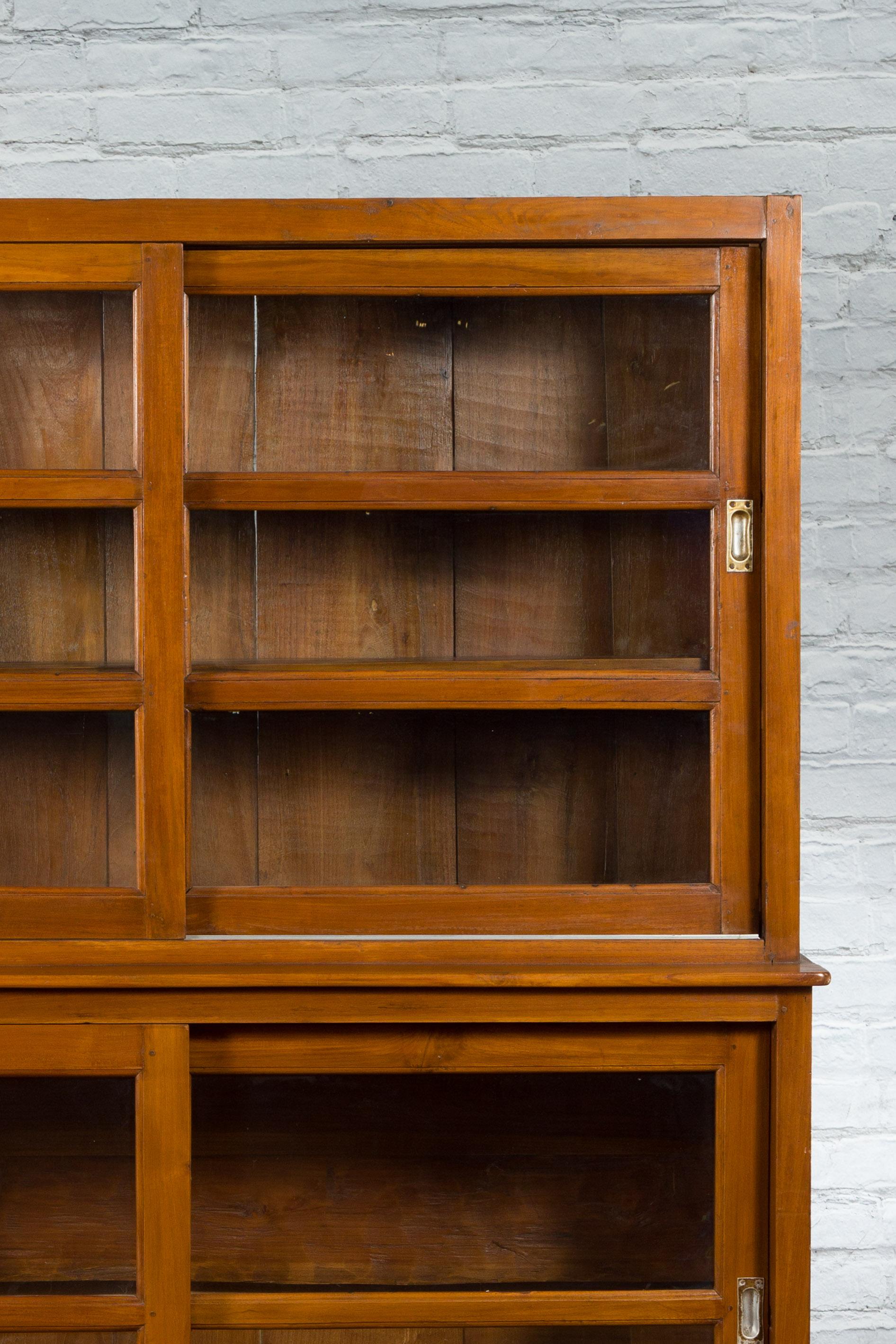 bookcase with doors