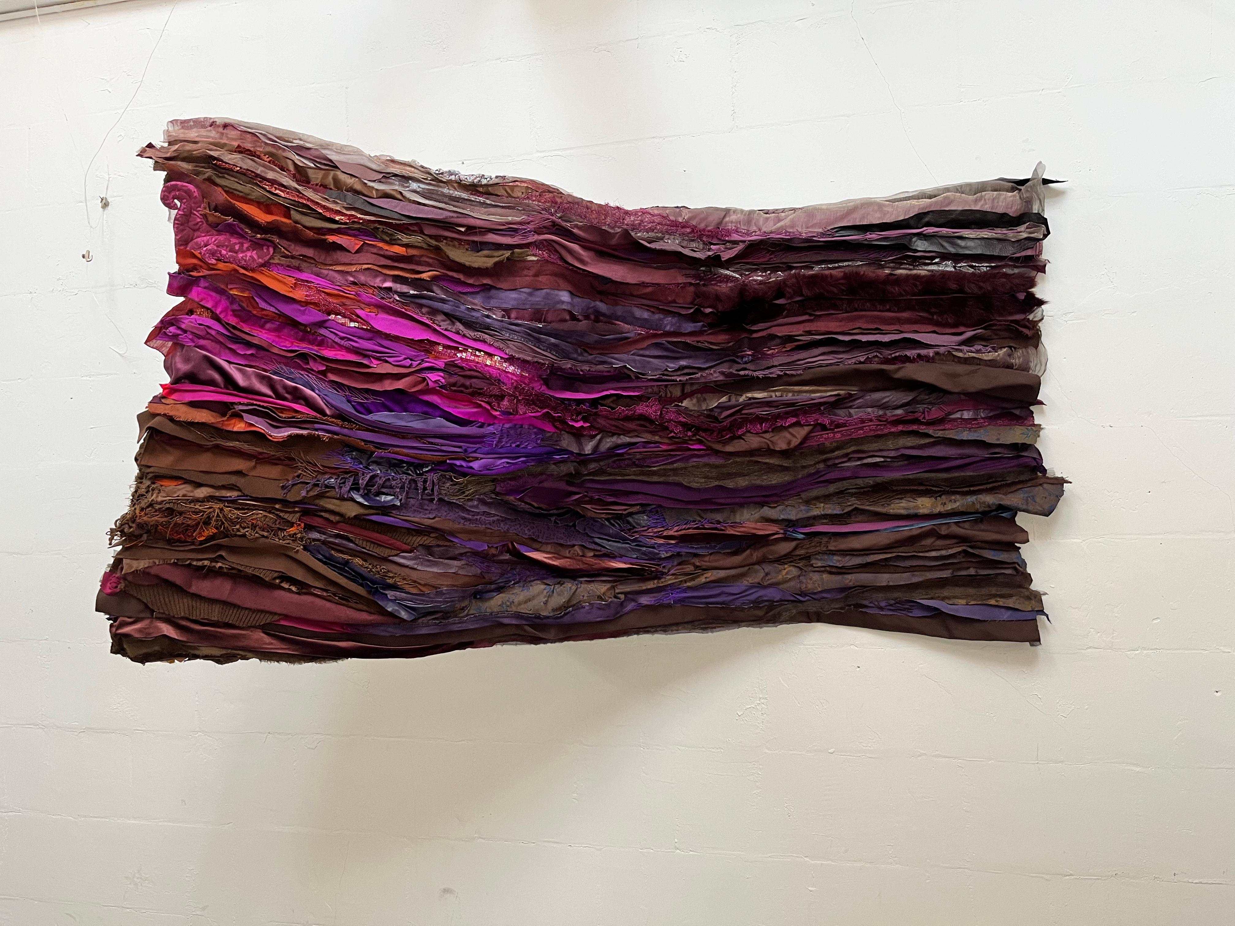 Dutch Contemporary Abstract Textile Art Mood Swing by Femke van Gemert In New Condition For Sale In Amsterdam, NL