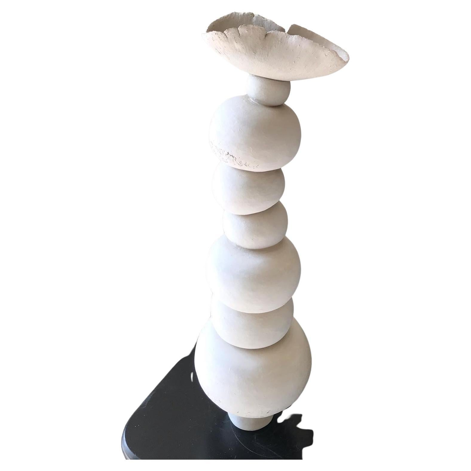 Dutch Contemporary Sculptural Ceramic Art Modder Happy Tail by Françoise Jeffrey For Sale