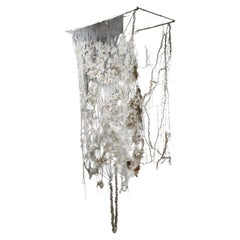 Arte abstracto textil contemporáneo holandés Anthroposcenic de Femke van Gemert