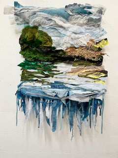 Dutch Contemporary Textile Art Nature Cutout von Femke van Gemert