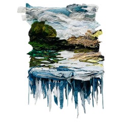 Ritaglio di Nature di Femke van Gemert, arte tessile olandese contemporanea