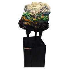 Arte textil contemporáneo holandés Escultura Un trozo de tierra de Femke van Gemert